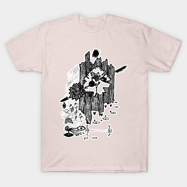 q60 : The violin sings, the violin dies T-Shirt by dy9wah